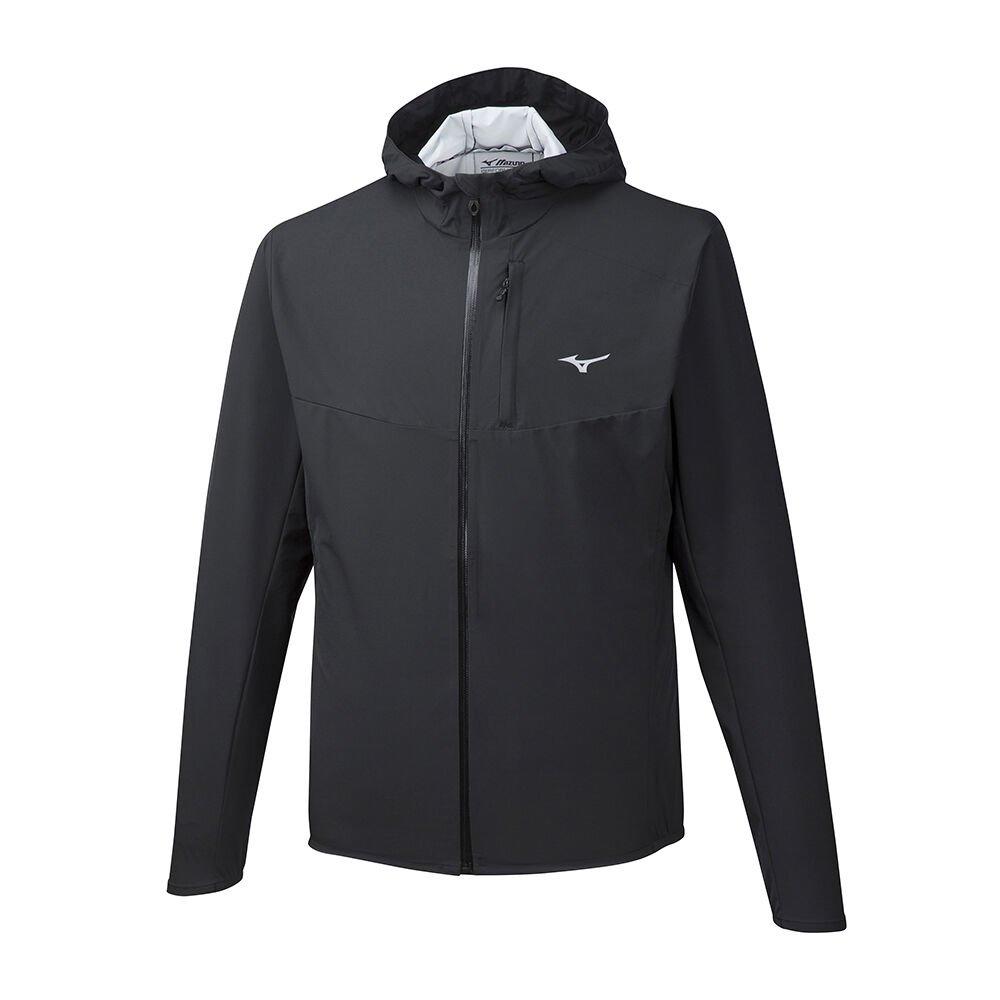 Mizuno Men's Jackets Waterproof 20K ER Black - UYDWEKZ-56